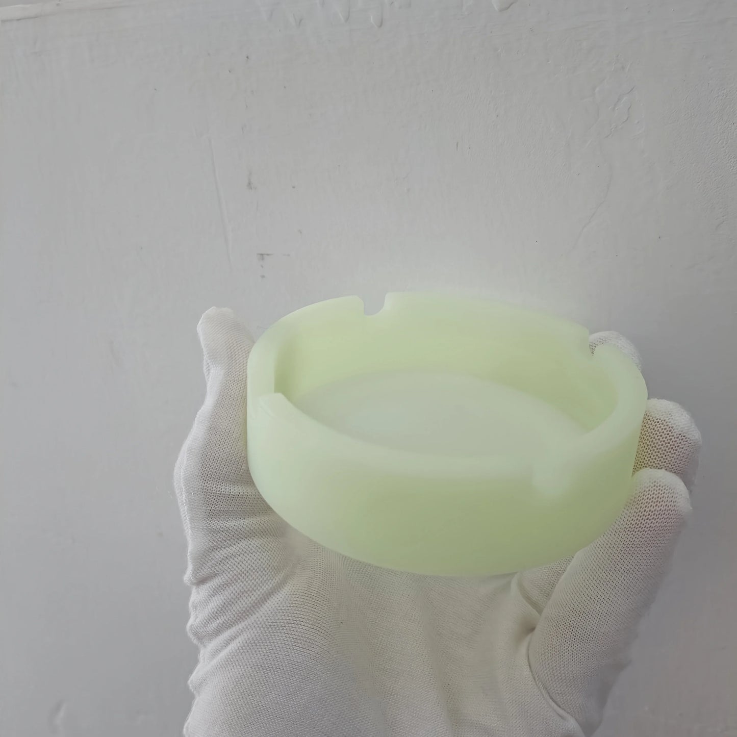 Luminous Silicone Gel Tray – Glow-in-the-Dark Circular Organizer