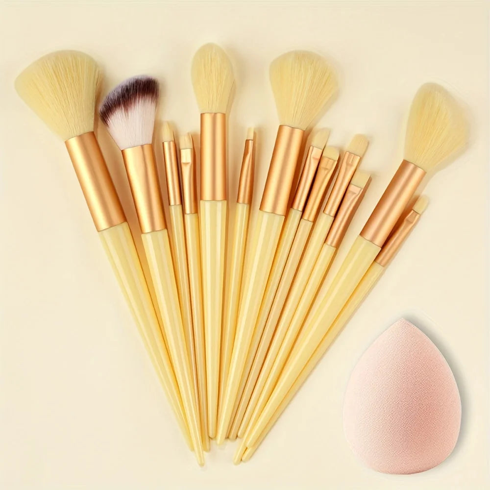Professional Makeup Brush Set – 13pcs / 33pcs with Sponges & Tools