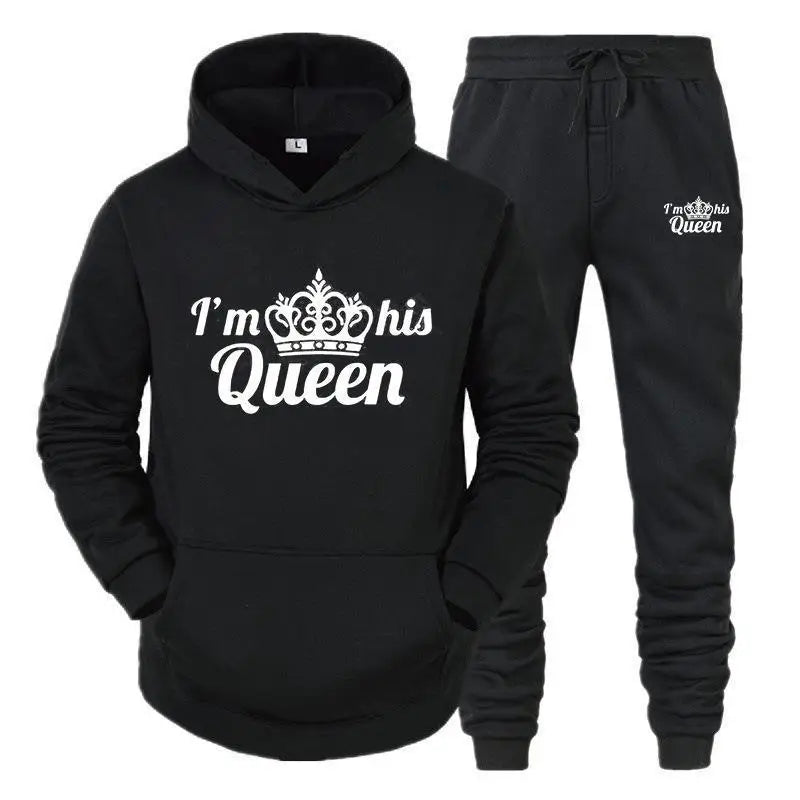 Women’s Queen Tracksuit – 2-Piece Hoodie & Sweatpants Set