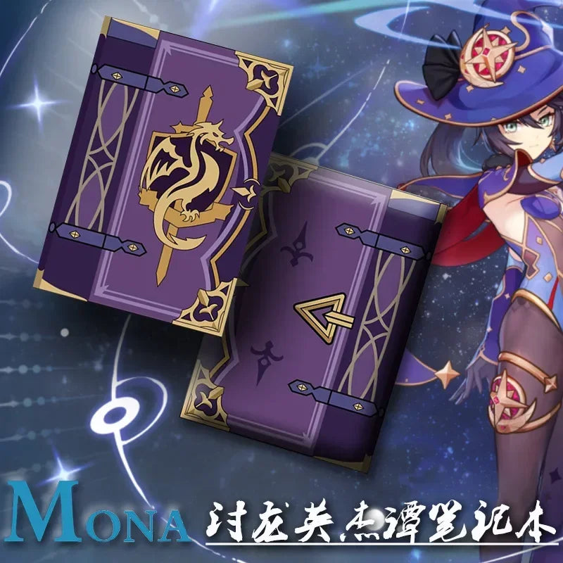 Genshin Impact Mona Notebook – Student Stationery, Cosplay Prop & Collector’s Gift