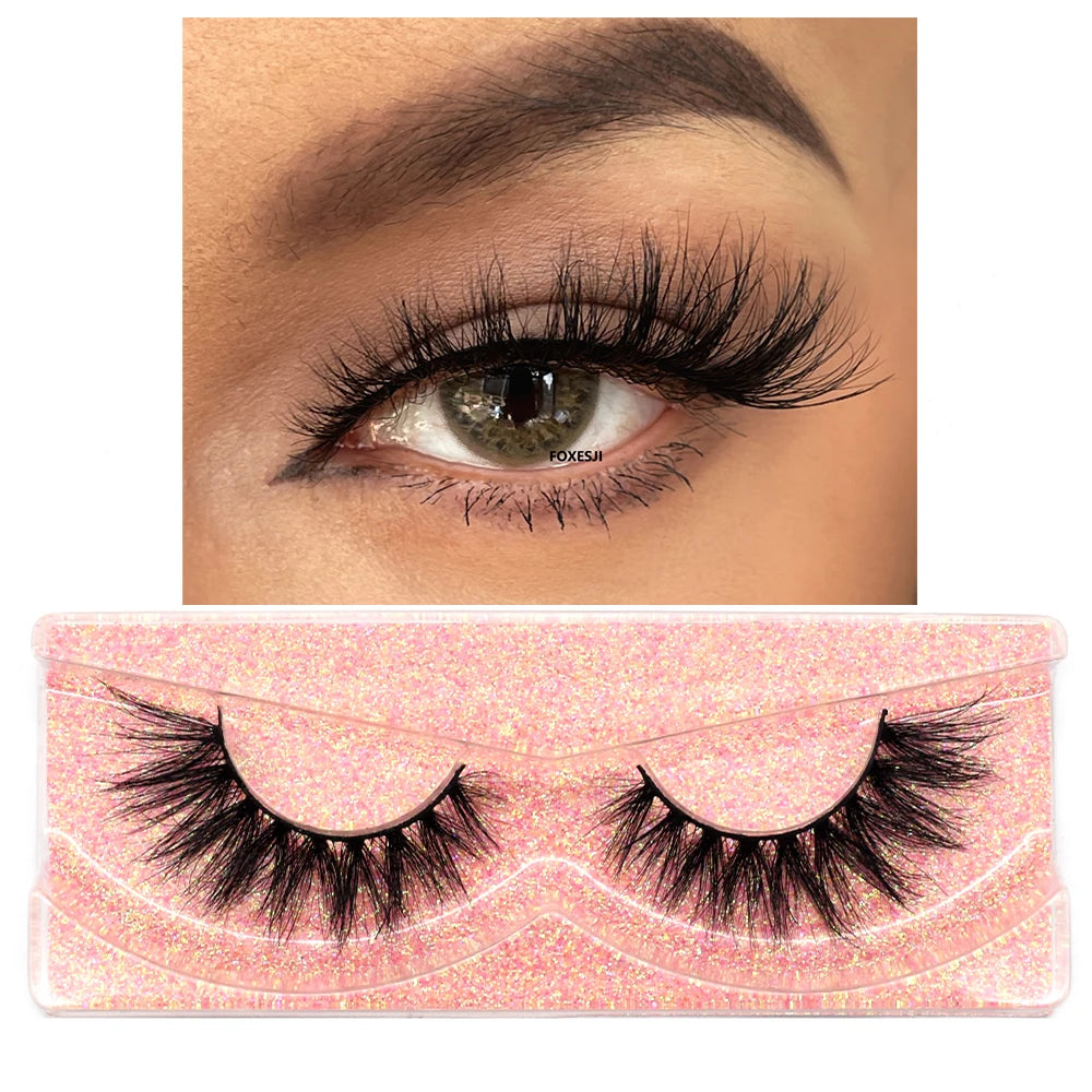 3D Mink False Eyelashes – Fluffy, Wispy & Natural Look