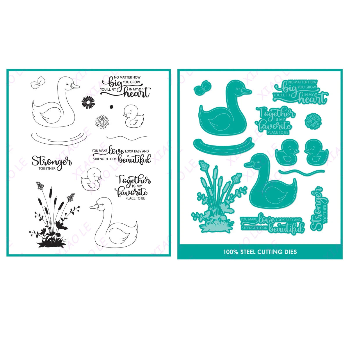 Holiday & Birthday Wishes Metal Cutting Dies – DIY Craft & Scrapbooking Stencils