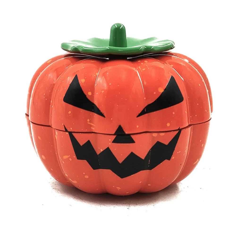 Pumpkin Spice Grinder – 3-Layer Metal Herb Grinder for Kitchen & Holiday Use