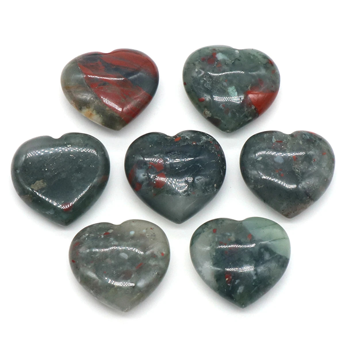 Natural Stone Heart Crystals – Rose Quartz, Amethyst & Gemstone Ornaments