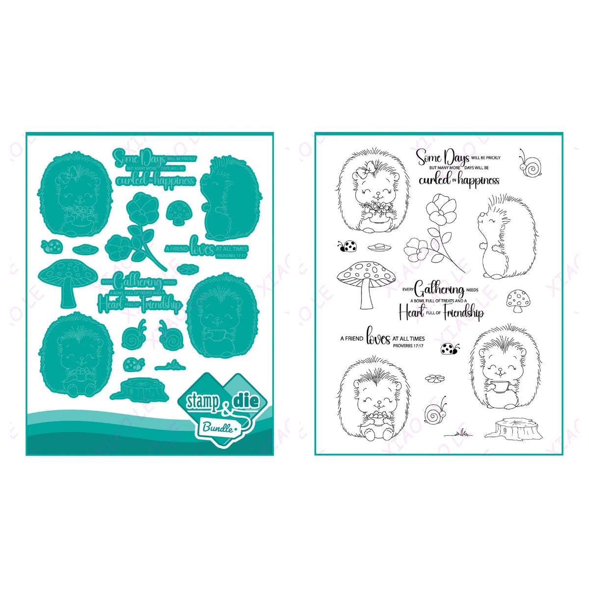 Holiday & Birthday Wishes Metal Cutting Dies – DIY Craft & Scrapbooking Stencils