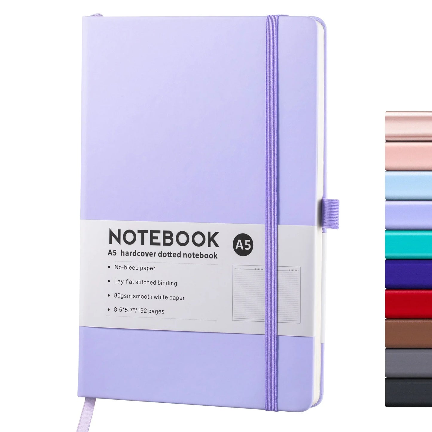 A5/A6 Strap Notebook – Sketchbook, Journal & Writing Pad for School or Office
