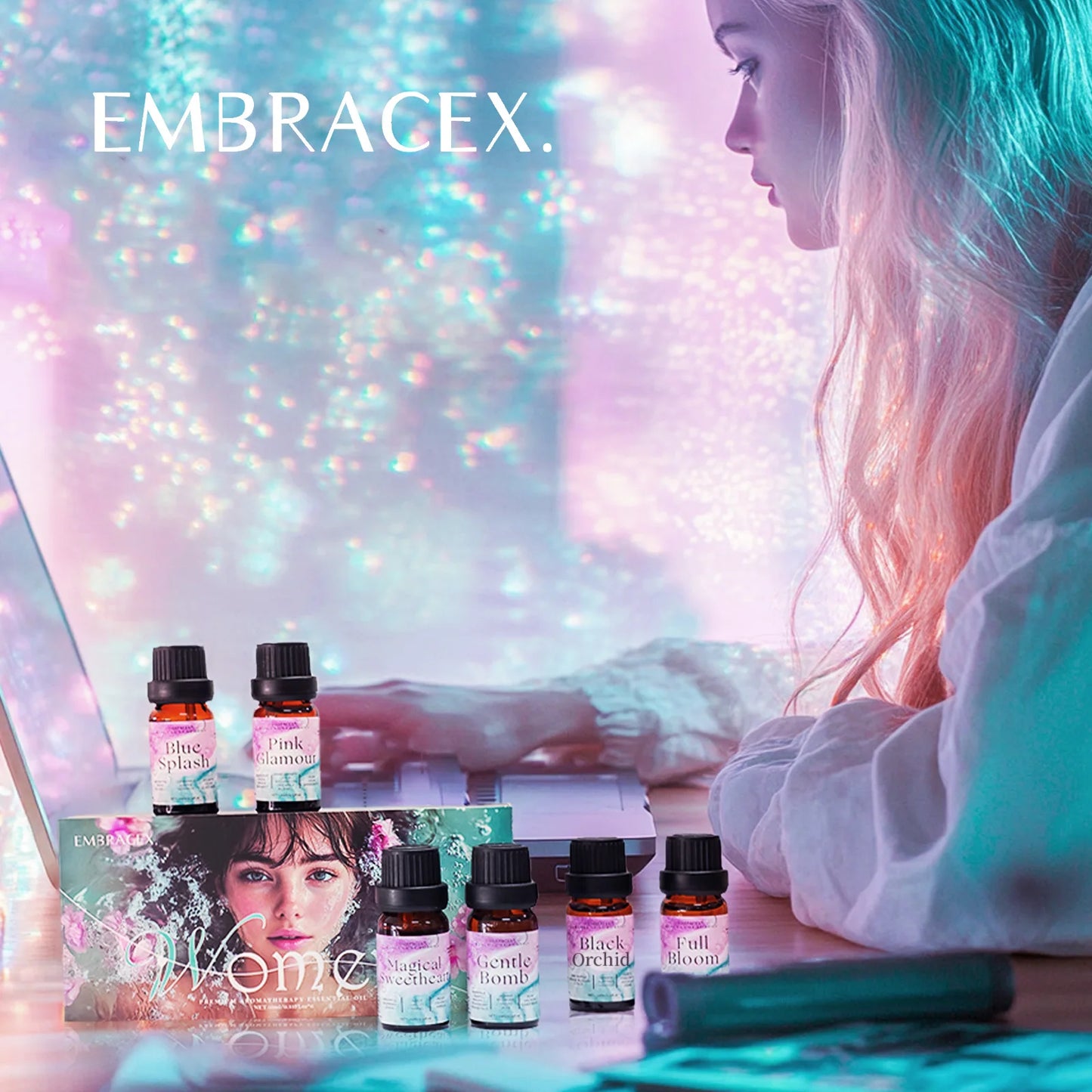 6-Piece Women’s Perfume Essential Oil Gift Set – Fragrance Oils for Diffusers, Candles & Soap Making