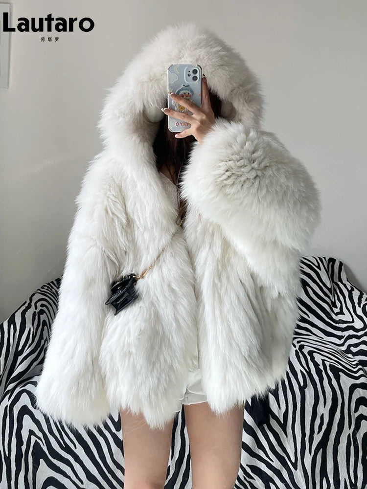 Lautaro Shaggy Faux Fur Jacket β Cozy Luxe With a Statement Twist