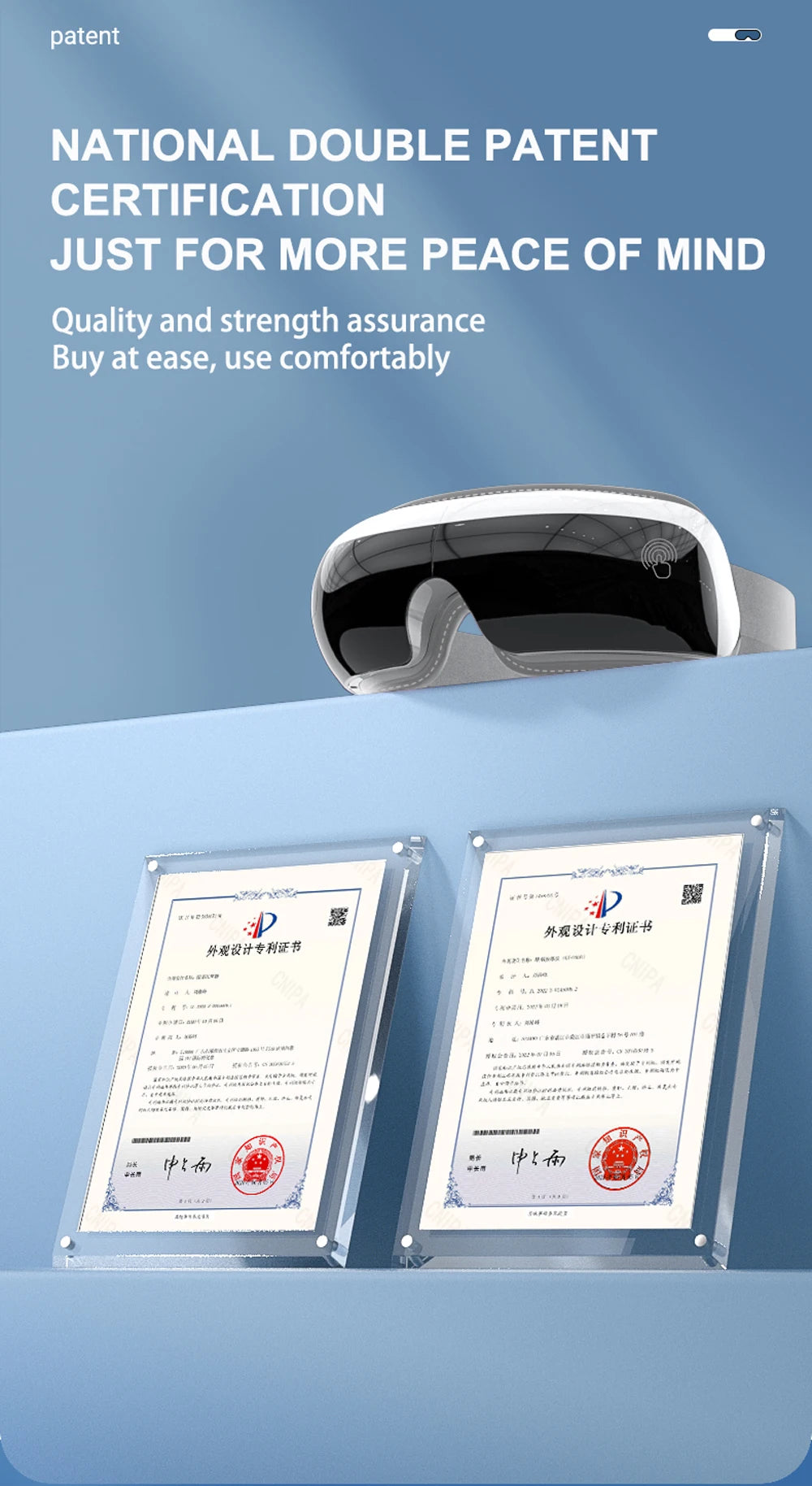 4D Electric Eye Massager – Relax. Recharge. Rejuvenate.