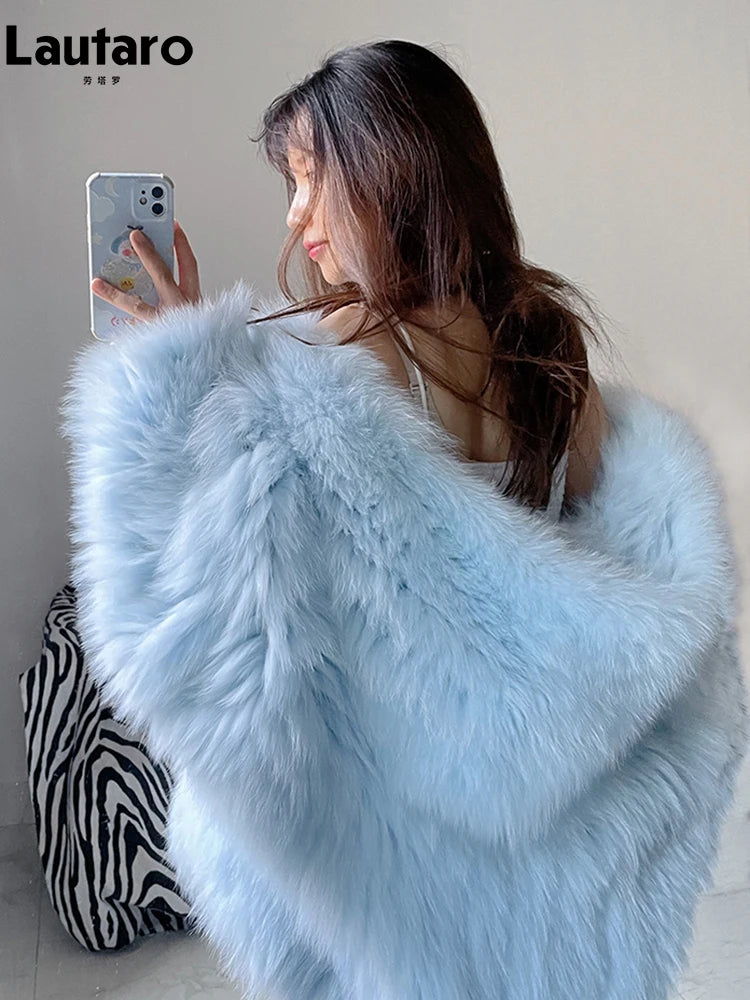 Lautaro Shaggy Faux Fur Jacket β Cozy Luxe With a Statement Twist