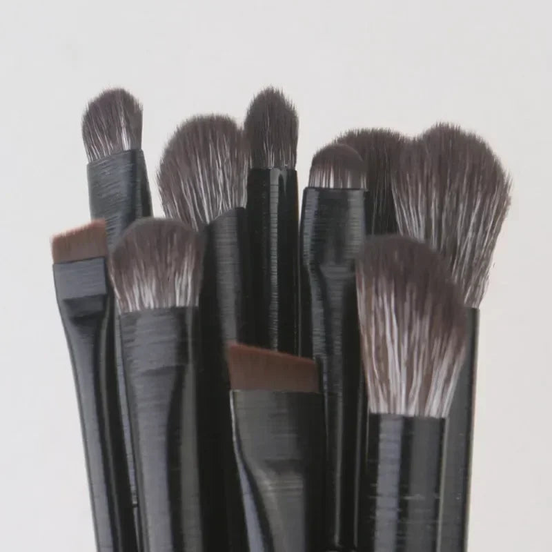 Professional Makeup Brush Set – Natural Fiber Brushes for Face & Eyes (6–10pcs)