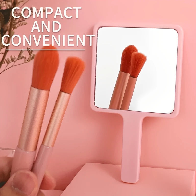 ✨ Handheld Makeup Mirror – High-Definition Square Vanity Tool