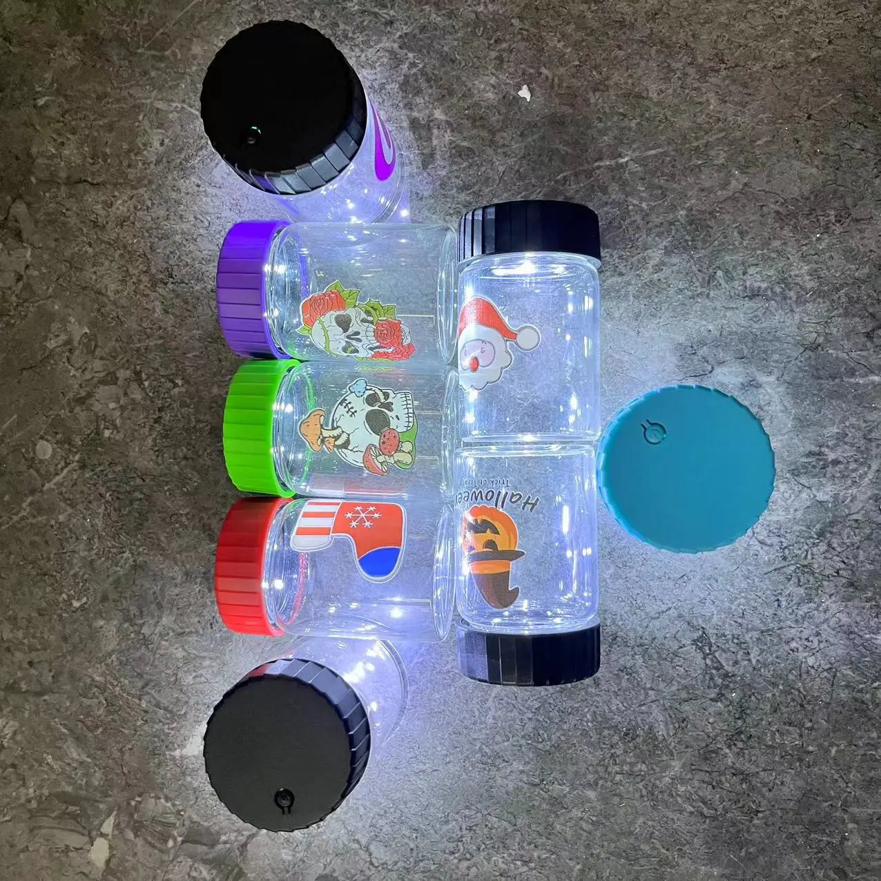 Light-Up LED Glass Jar – See It, Store It, Show It Off