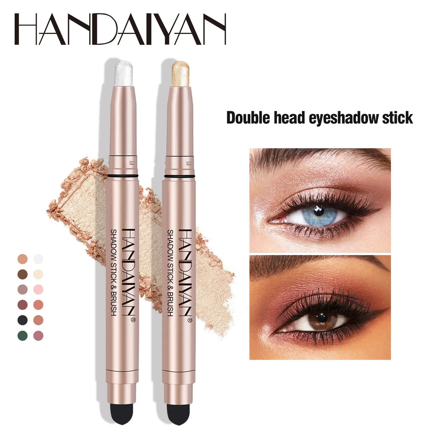 Shimmer Eye Shadow Stick – Creamy Highlight for Lids & More