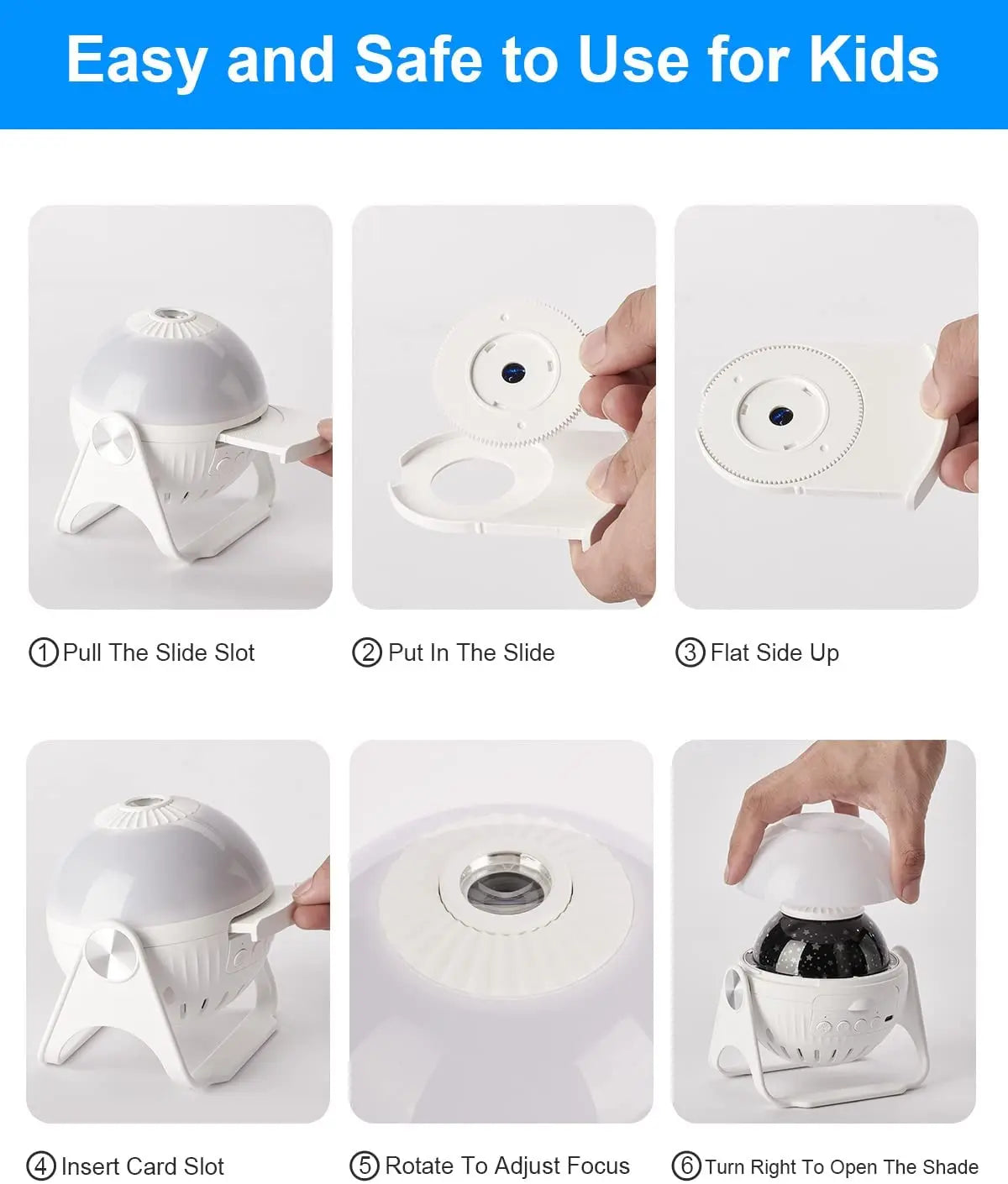 Galaxy Projector Night Light – Starry Planetarium Lamp for Home & Gifts