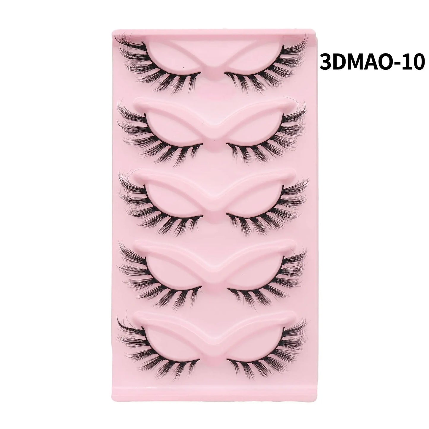 Cat Eye 3D Lashes – Fluffy, Wispy, Manga Magic