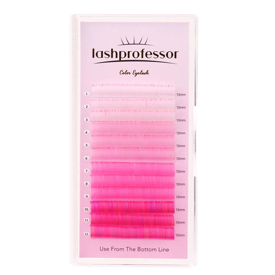 Colored Classic Eyelash Extensions – Soft, Natural & High-Quality Lashes