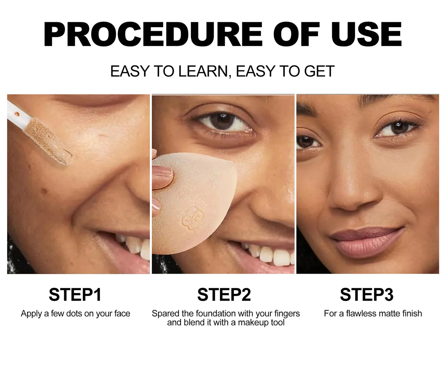 Matte Liquid Concealer – Long-Lasting, Oil-Control & Full Coverage (10ml)