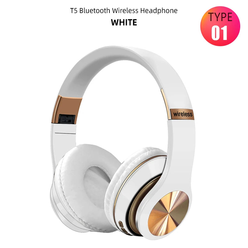 Foldable Bluetooth Sport Headphones – Bass, Comfort, & Wireless Freedom