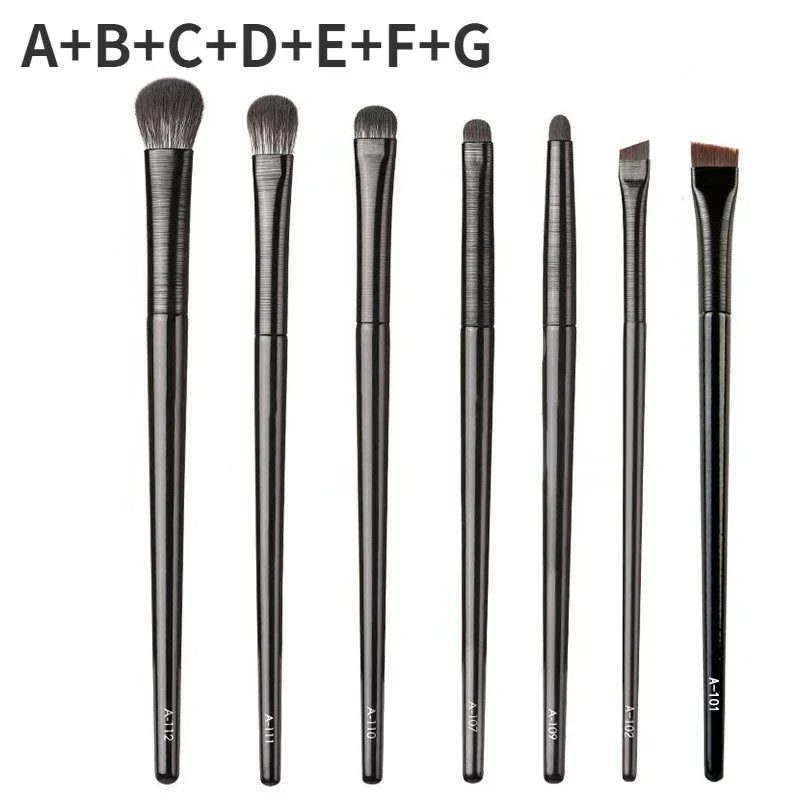 Professional Makeup Brush Set – Natural Fiber Brushes for Face & Eyes (6–10pcs)