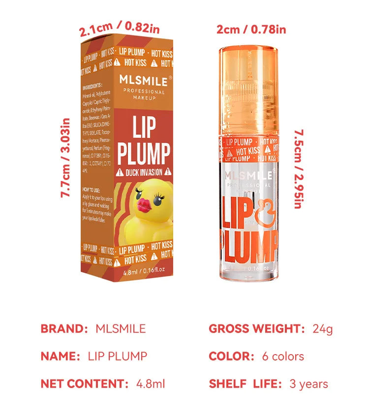MLSMILE Duck Lip Plump Lip Oil