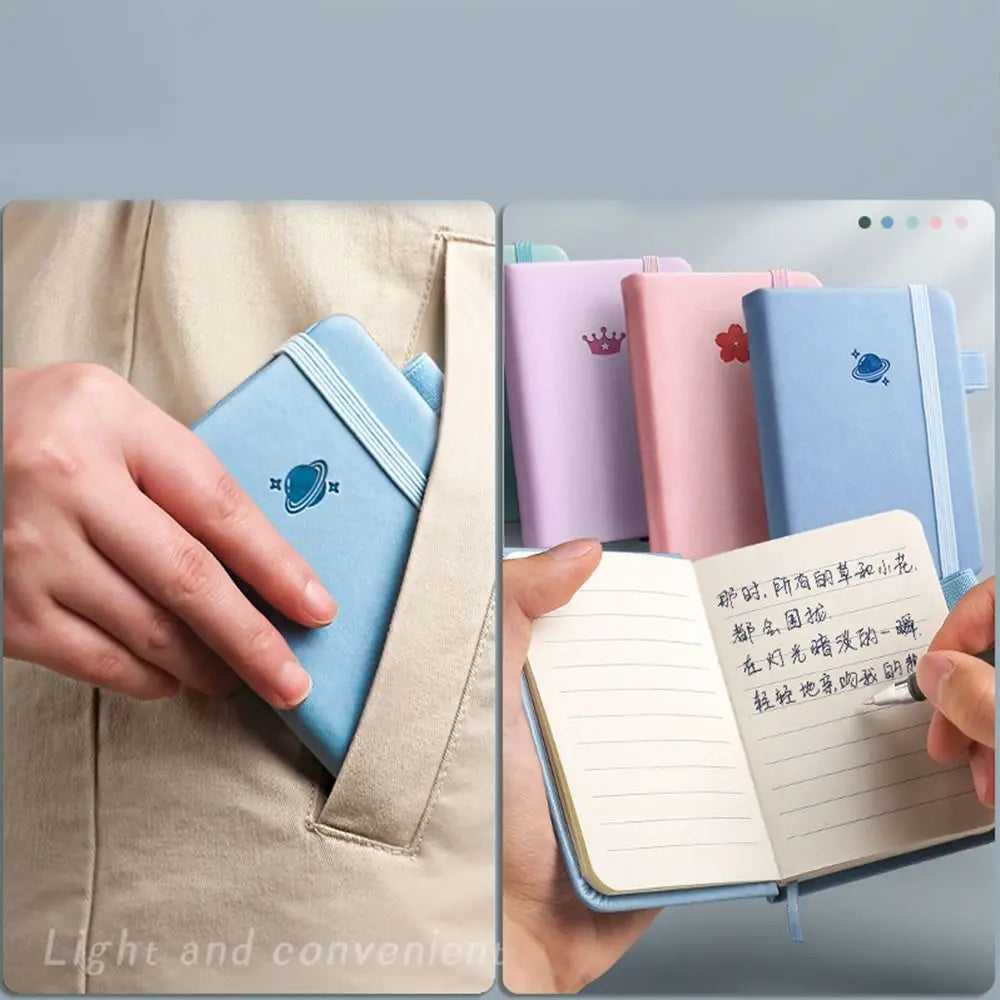 Portable A7 Mini Memo Notebook – Pocket Diary, Planner & Student Organizer