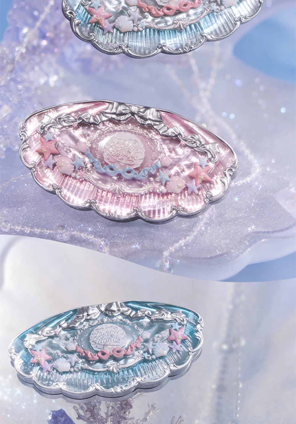 Flower Knows Shell Eyeshadow Palette – 6 Shades of Ocean-Inspired Elegance