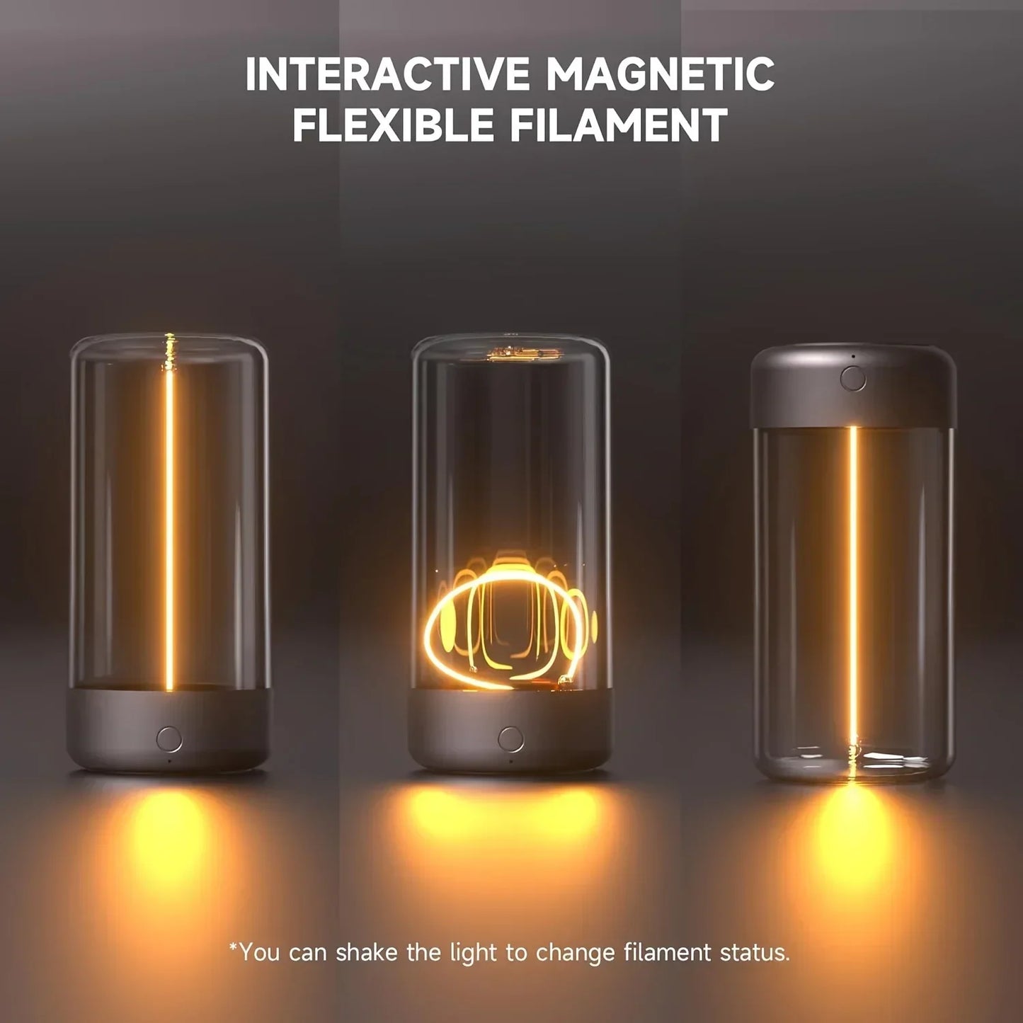 Portable Quantum Wire Ambient Magnetic Light – Type-C Rechargeable Night Lamp with Eye Protection