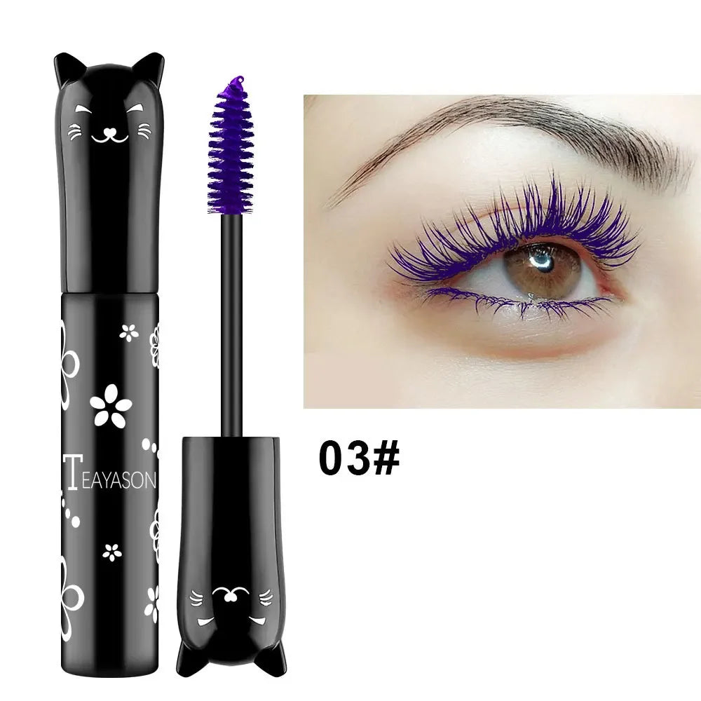 6-Color Waterproof Fast-Dry Mascara – Ink Your Lashes in Vivid Drama