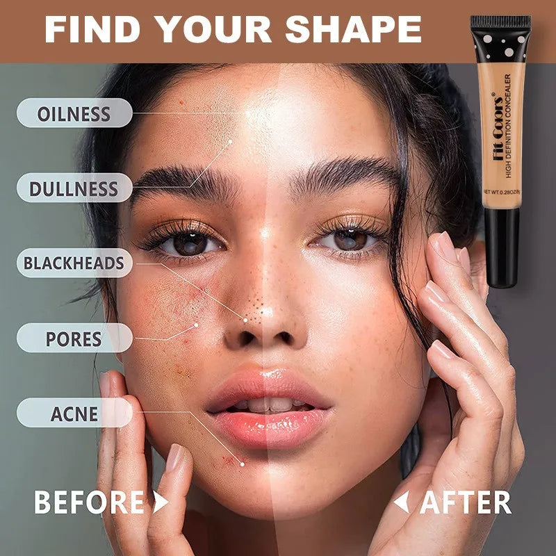 Six-Color Concealer Palette – Nourishing, Full Coverage & Dark Circle Repair
