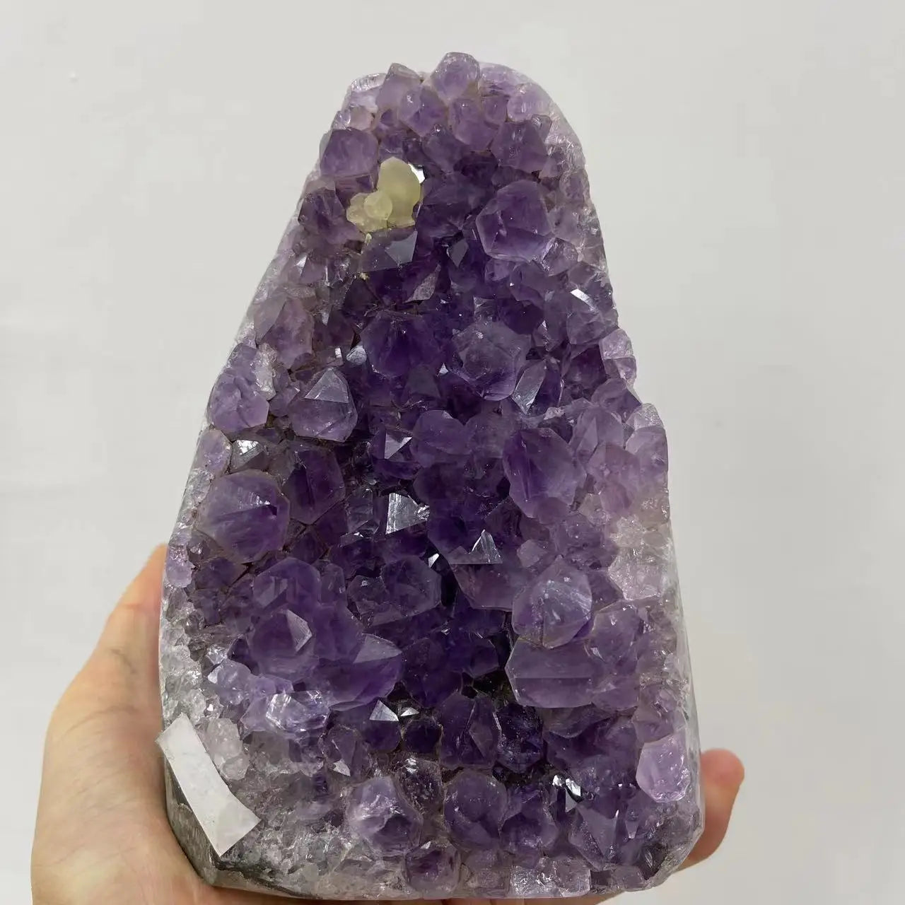 Natural Amethyst Crystal Cluster – Raw Quartz Geode Healing Stone for Home Décor & Feng Shui