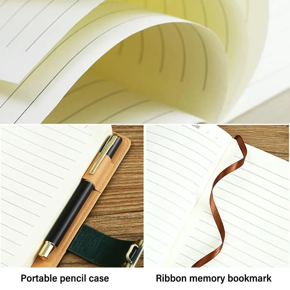 A5 Retro Password Lock Notebook – 200 Sheets Creative Thickened Diary & Stationery