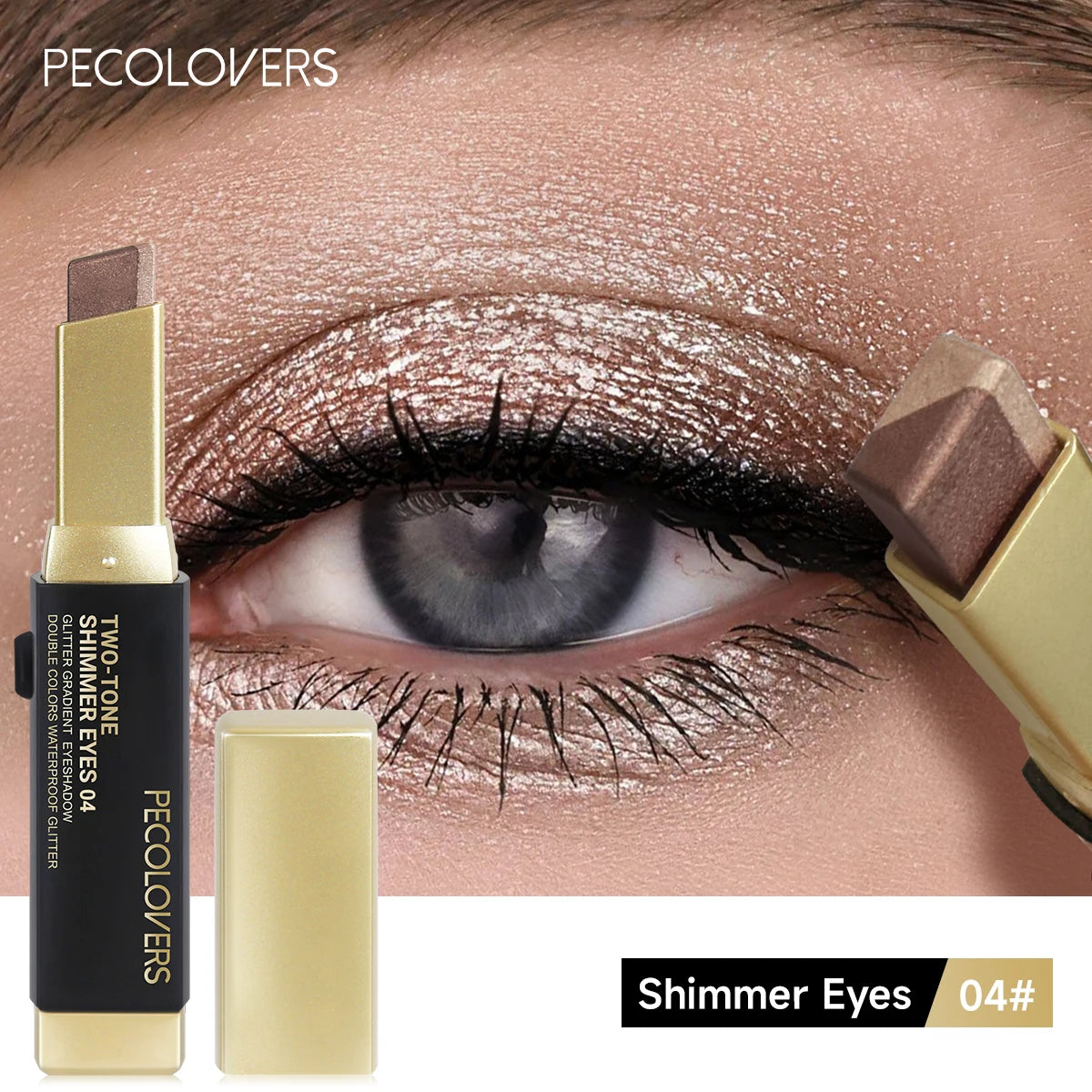 Double Color Eyeshadow Stick – Swipe, Sparkle, Slay