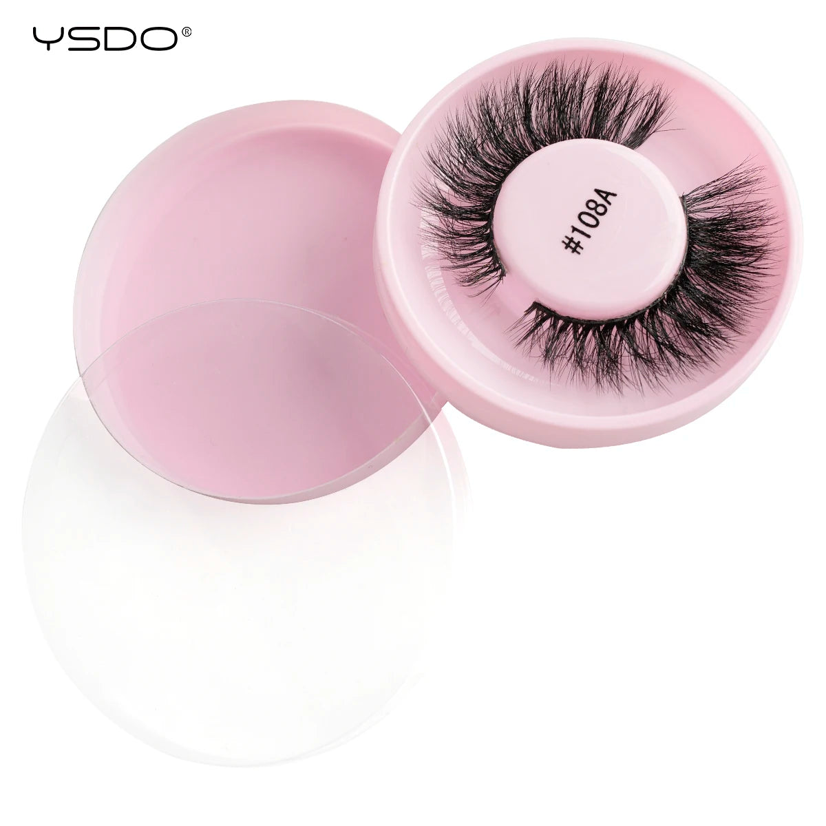 Wispy 3D Mink False Eyelashes – Natural Long, Fluffy & Reusable Strip Lashes (1 Pair)