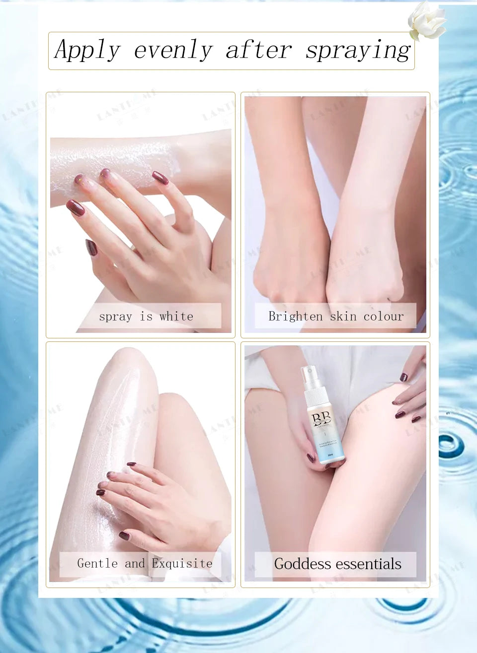 BB Whitening Spray – Brightening & Moisturizing Foundation Mist