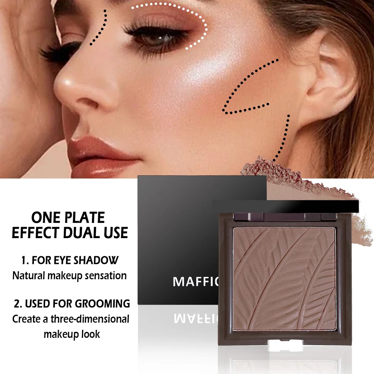 Star Eyes Mini Silver Block – 3-in-1 Multifunctional Powder