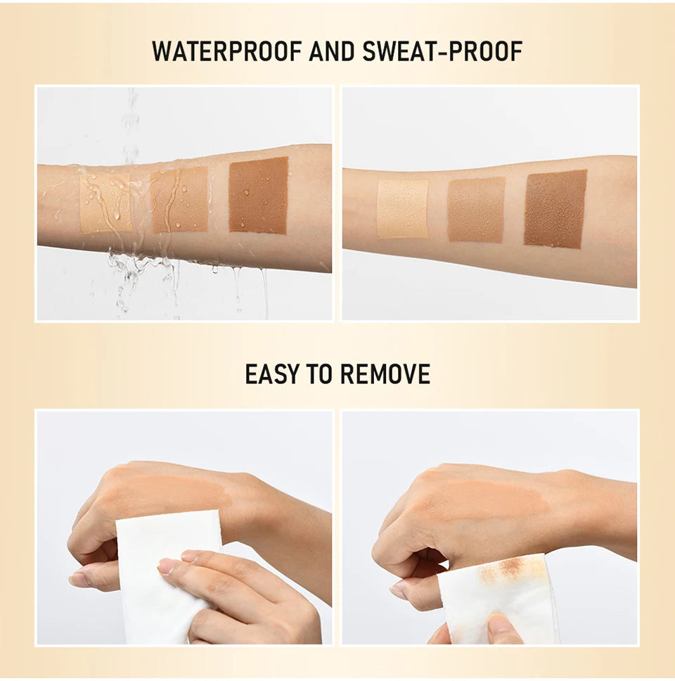 Waterproof Body & Leg Makeup Lotion – Medium Bronze Foundation Cream (118g)