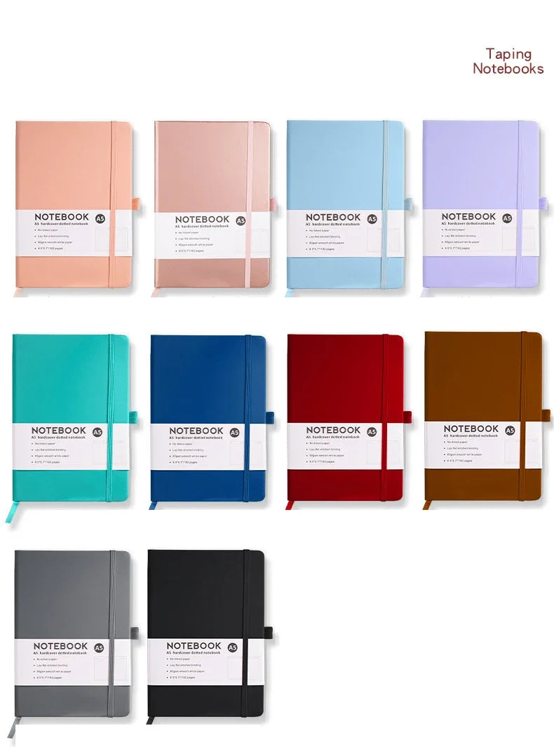 A5/A6 Strap Notebook – Sketchbook, Journal & Writing Pad for School or Office