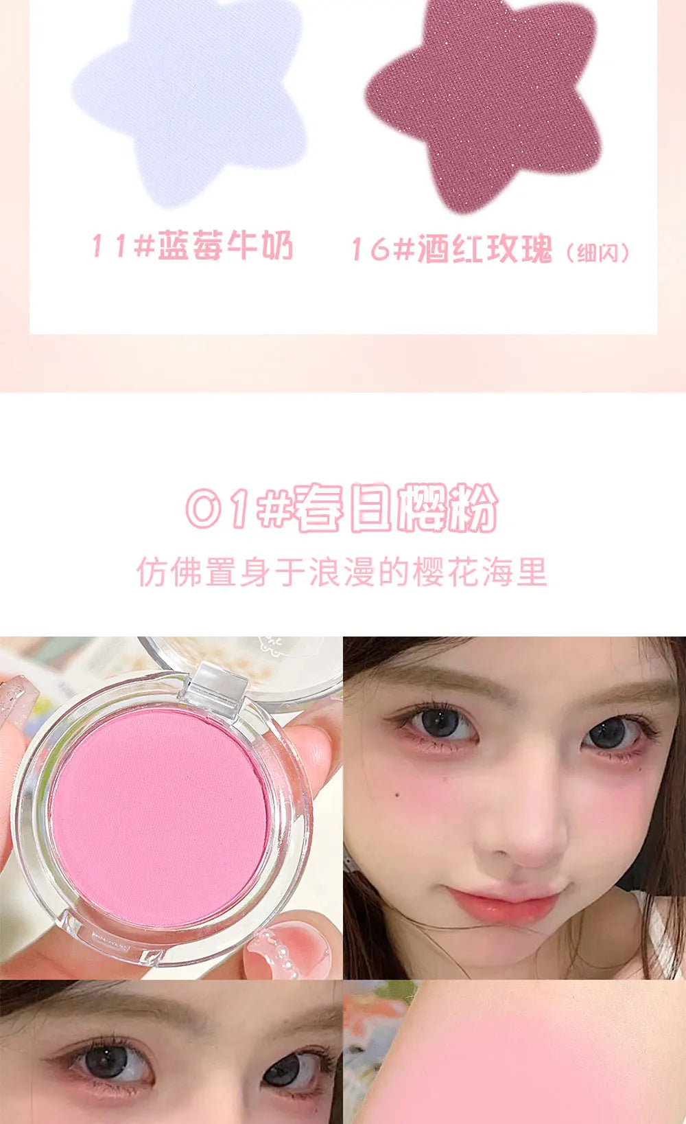 Monochrome Matte Blush – Natural Finish & Soft Glow