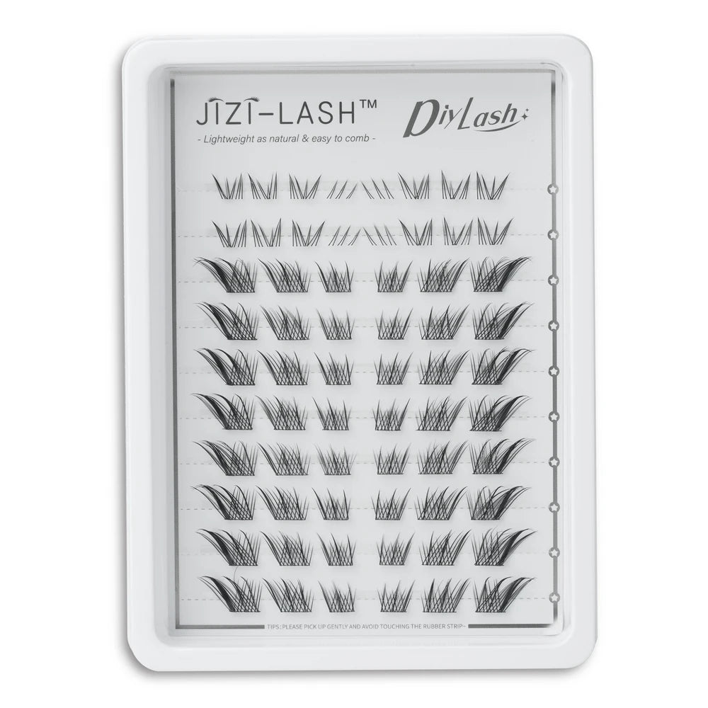 Individual Cluster Eyelashes – C Curl, 3D Mink Style, Wispy & Fluffy