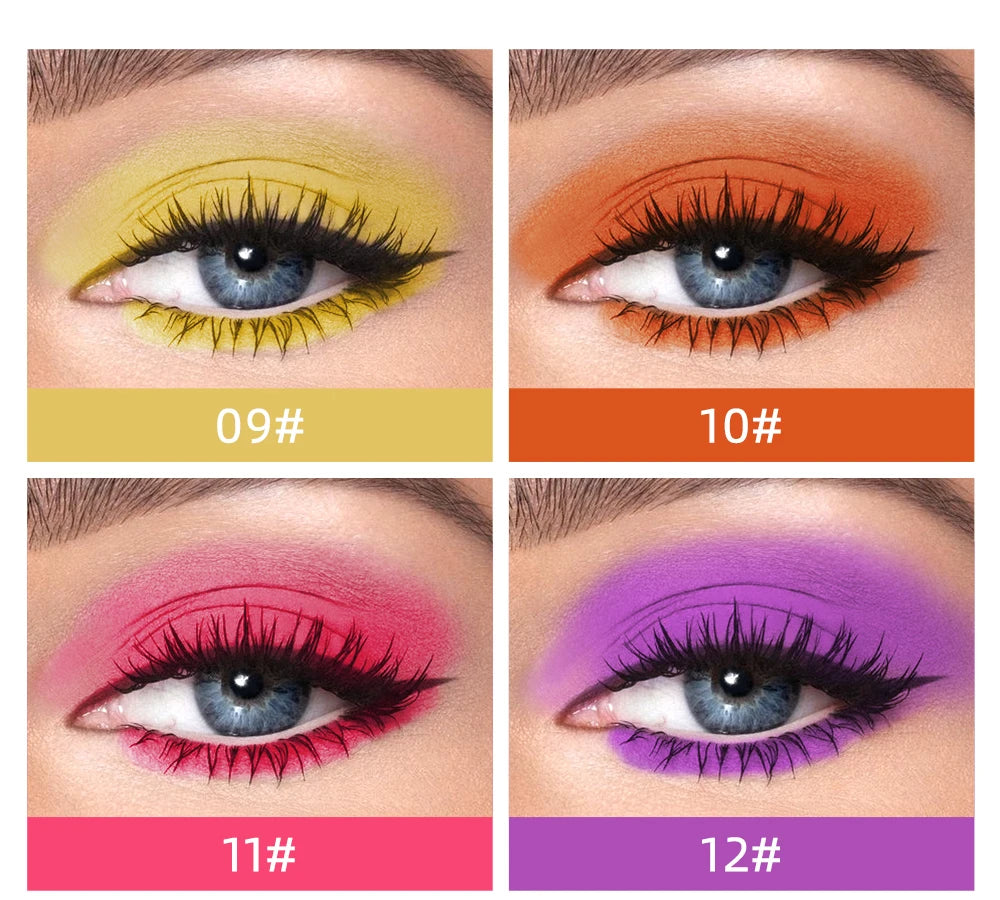 8pcs Liquid Eyeshadow Stick Set – Brown & Coffee Tones