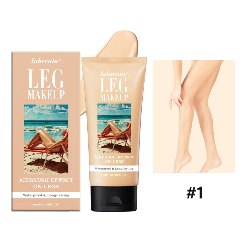 Waterproof Body & Leg Makeup Lotion – Medium Bronze Foundation Cream (118g)