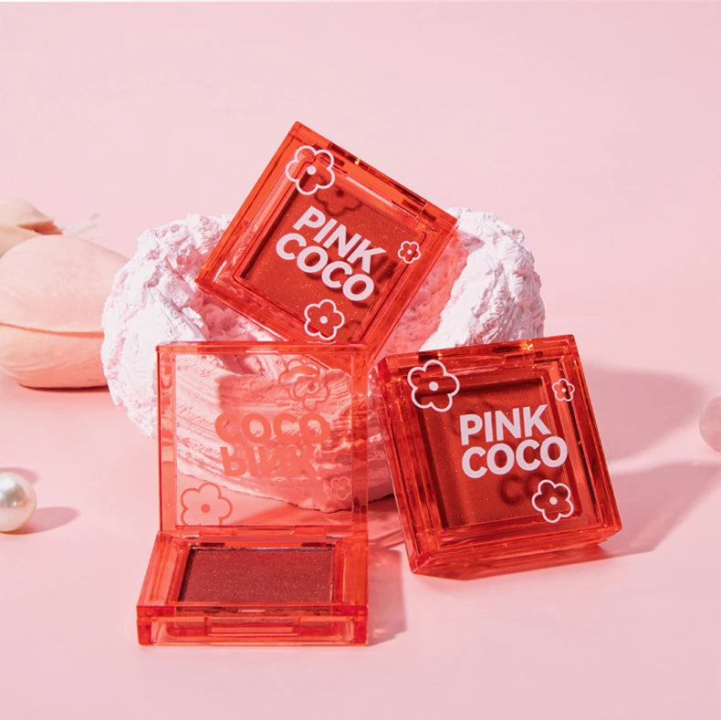🌸 PINKCOCO Fine Shimmer Tipsy Blush – Multi-Use Soft Mist Glow