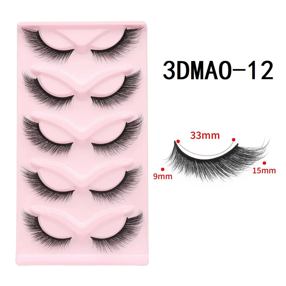 Cat Eye 3D Lashes – Fluffy, Wispy, Manga Magic