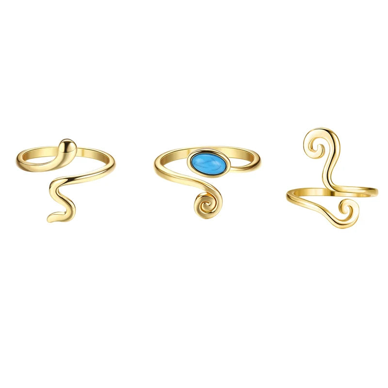 3pcs Adjustable Toe Rings – Summer Beach Foot Jewelry