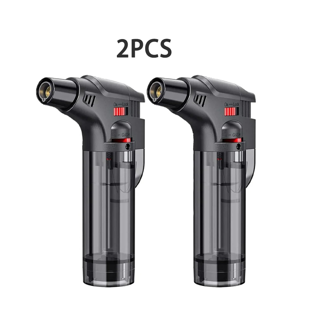 8-Pack Torch Lighters – Windproof Butane Gas Flame Gadgets for Kitchen & Outdoor Use (2025 New)
