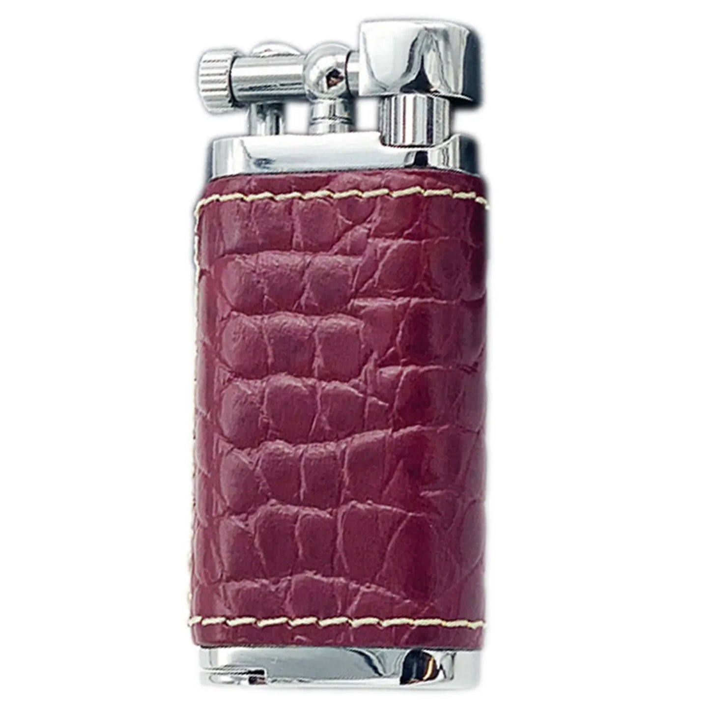 Vintage Oblique Fire Pipe Lighter – Metal Reusable