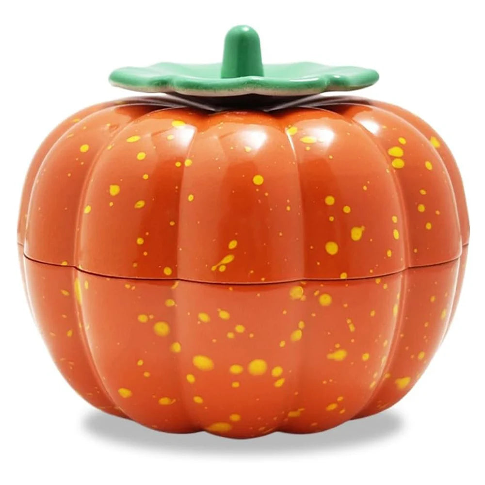 Pumpkin Spice Grinder – 3-Layer Metal Herb Grinder for Kitchen & Holiday Use