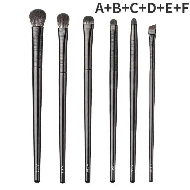 Professional Makeup Brush Set – Natural Fiber Brushes for Face & Eyes (6–10pcs)