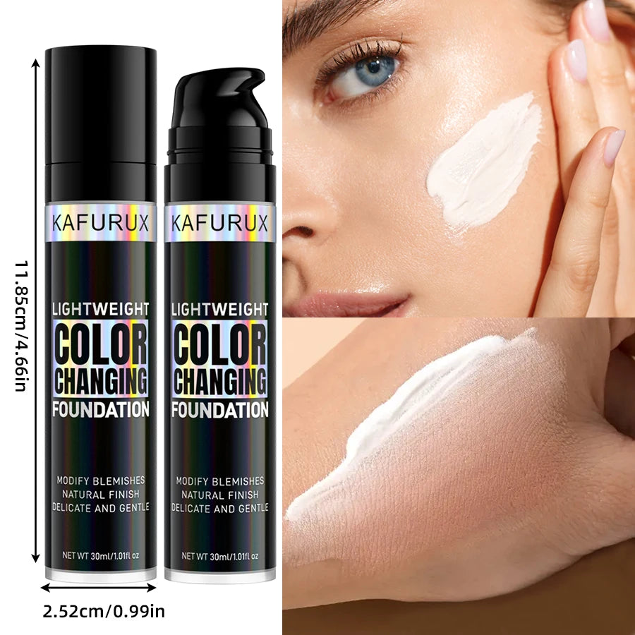 Magic Color Changing Foundation – Soft Matte, Long-Lasting & Hydrating Base (1PC)